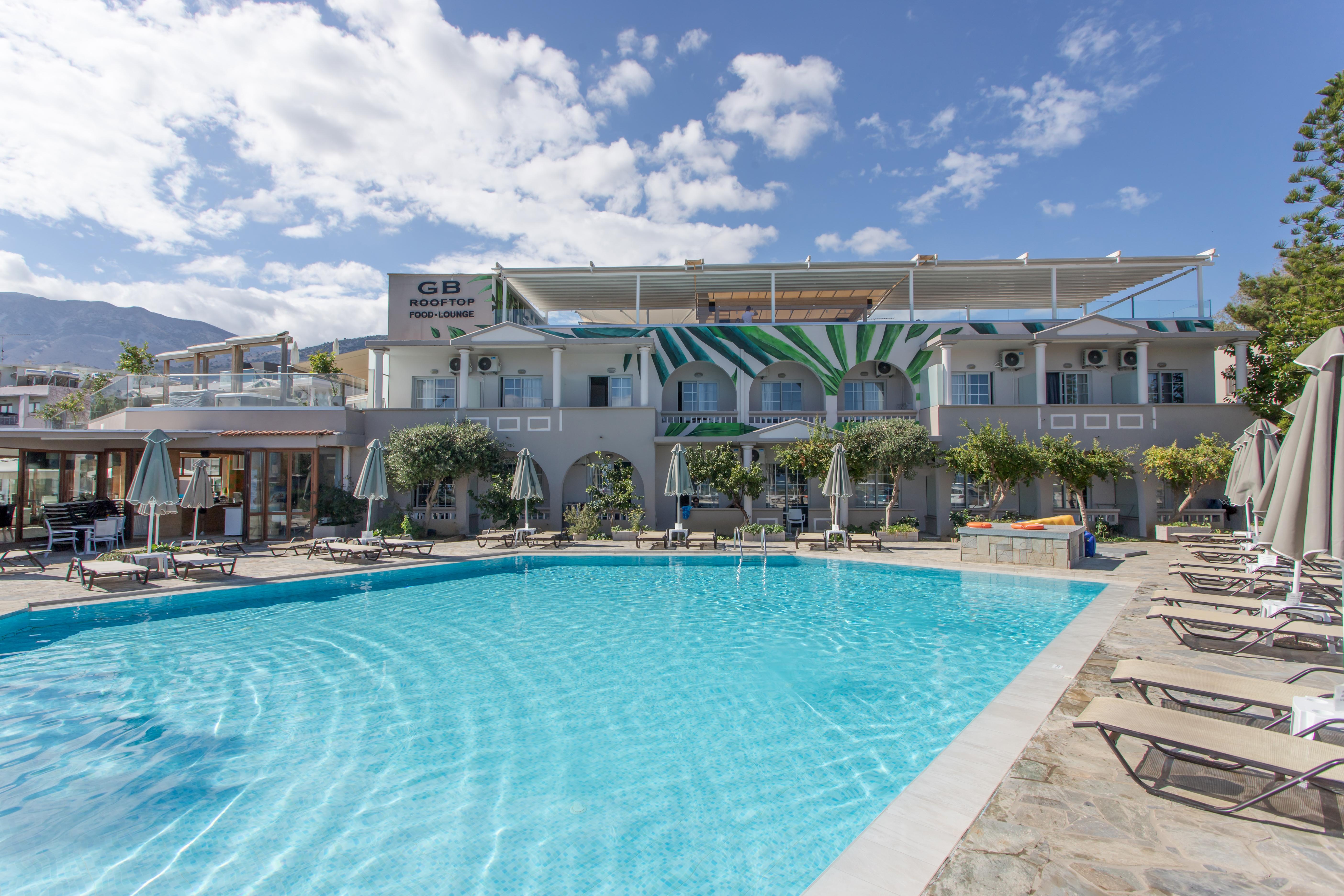Georgioupolis Beach Hotel Chrissi Akti Chania Exterior foto