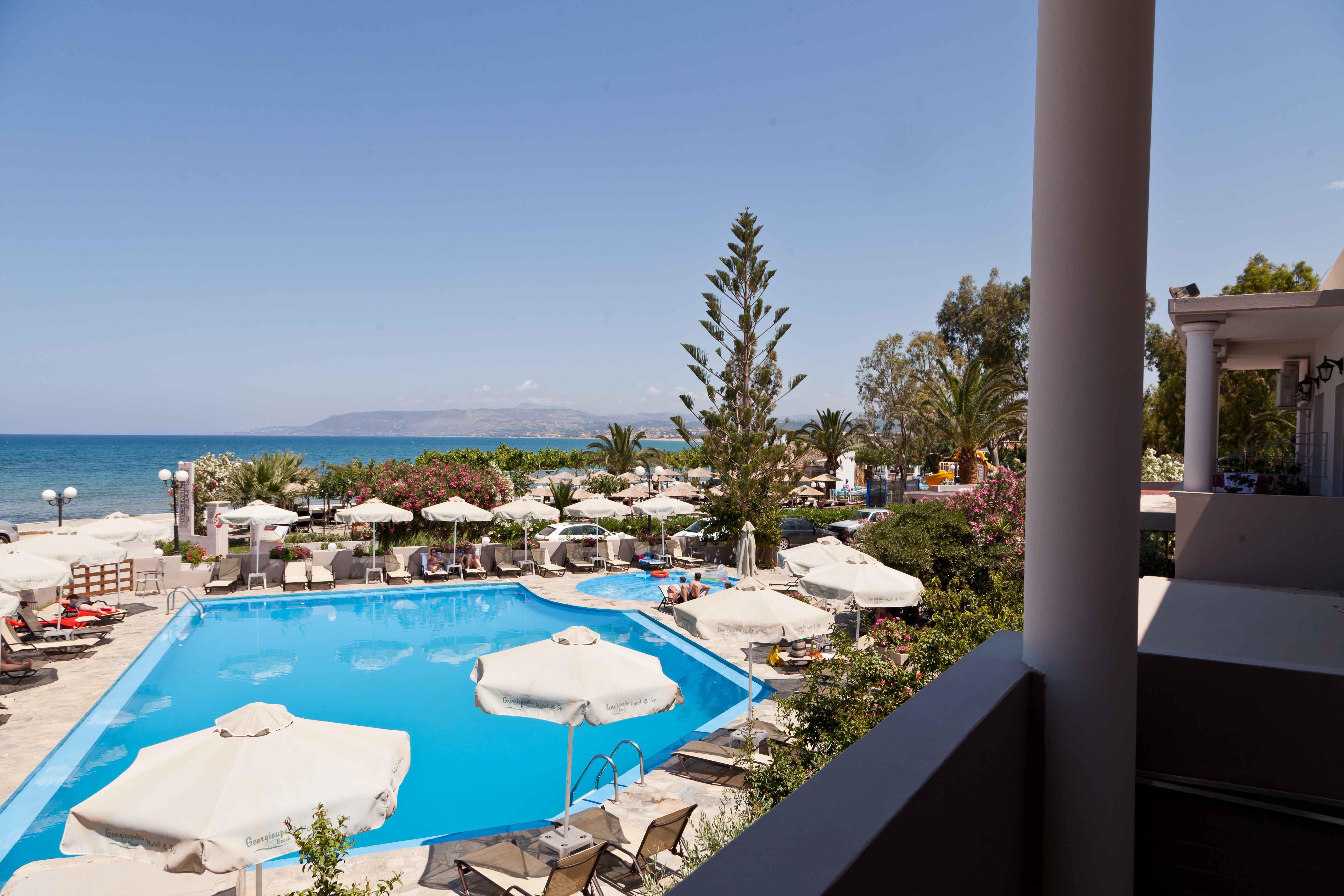 Georgioupolis Beach Hotel Chrissi Akti Chania Exterior foto