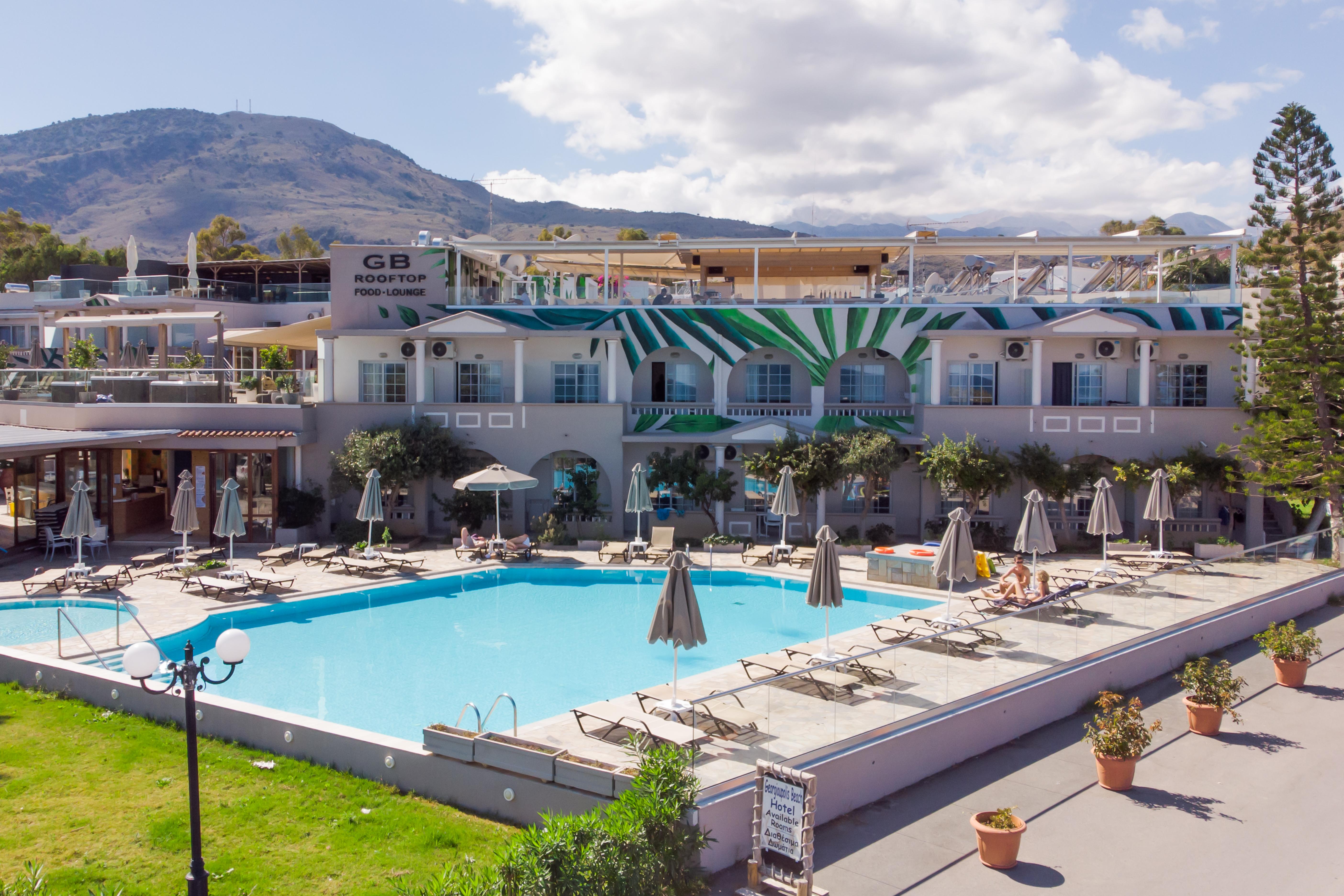 Georgioupolis Beach Hotel Chrissi Akti Chania Exterior foto